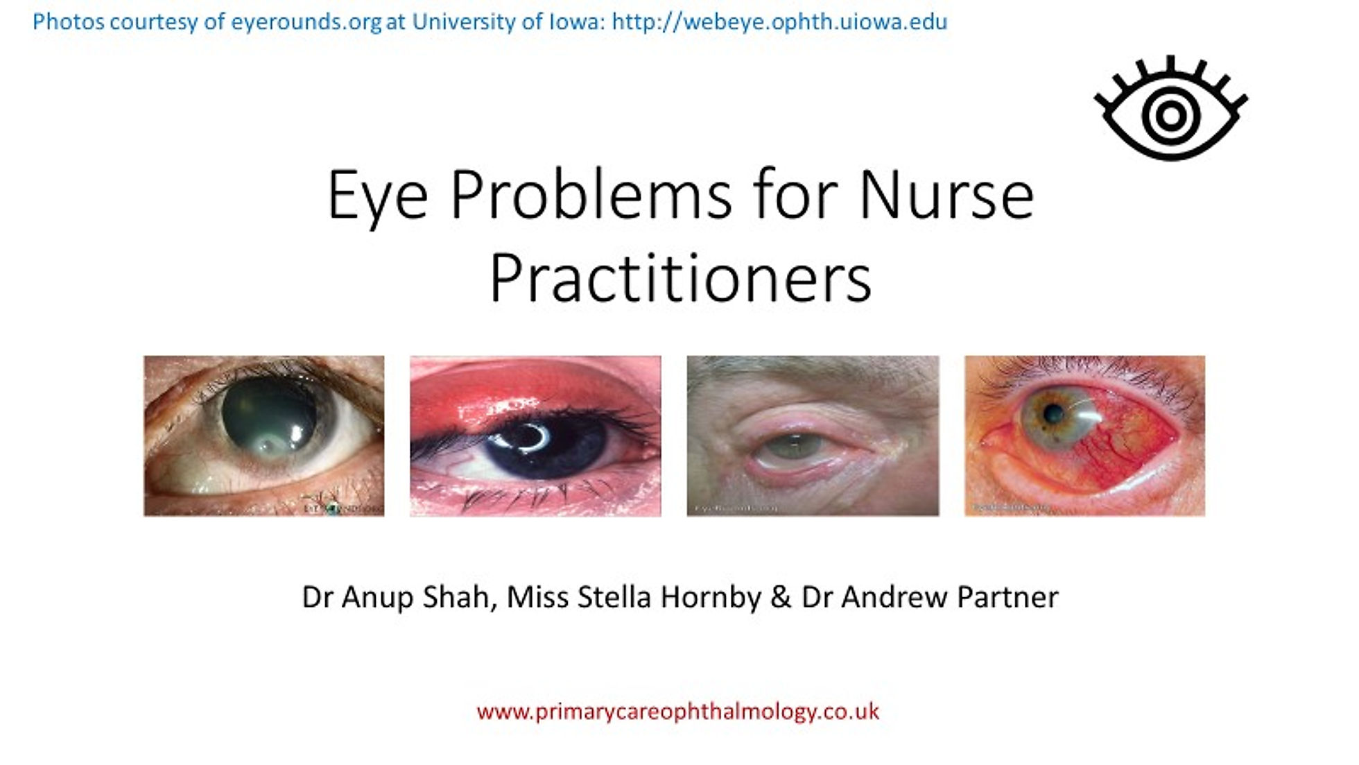 Eye Problems for Nurse Practitioners
